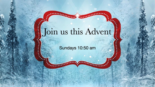 Join us this Advent